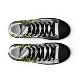 Dog Tennis Ball High Top Shoes for Men – Stylish Canvas Sneakers - 4Legz