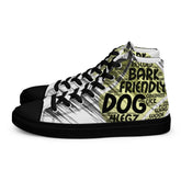 Dog Tennis Ball High Top Shoes for Men – Stylish Canvas Sneakers - 4Legz