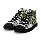 Dog Tennis Ball High Top Shoes for Men – Stylish Canvas Sneakers - 4Legz