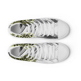 Dog Tennis Ball High Top Shoes for Men – Stylish Canvas Sneakers - 4Legz