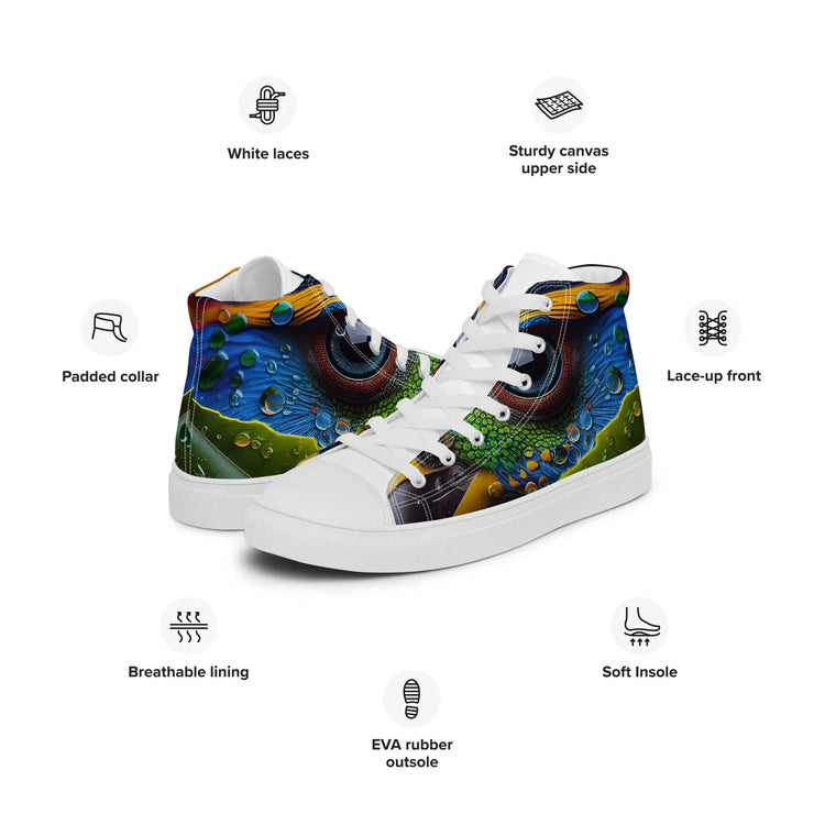 Parrot High Top Canvas Shoes for Men: Style and Comfort Combined - 4Legz