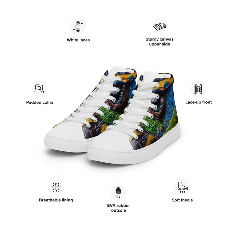 Parrot High Top Canvas Shoes for Men: Style and Comfort Combined - 4Legz
