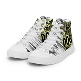Dog Tennis Ball High Top Shoes for Men – Stylish Canvas Sneakers - 4Legz