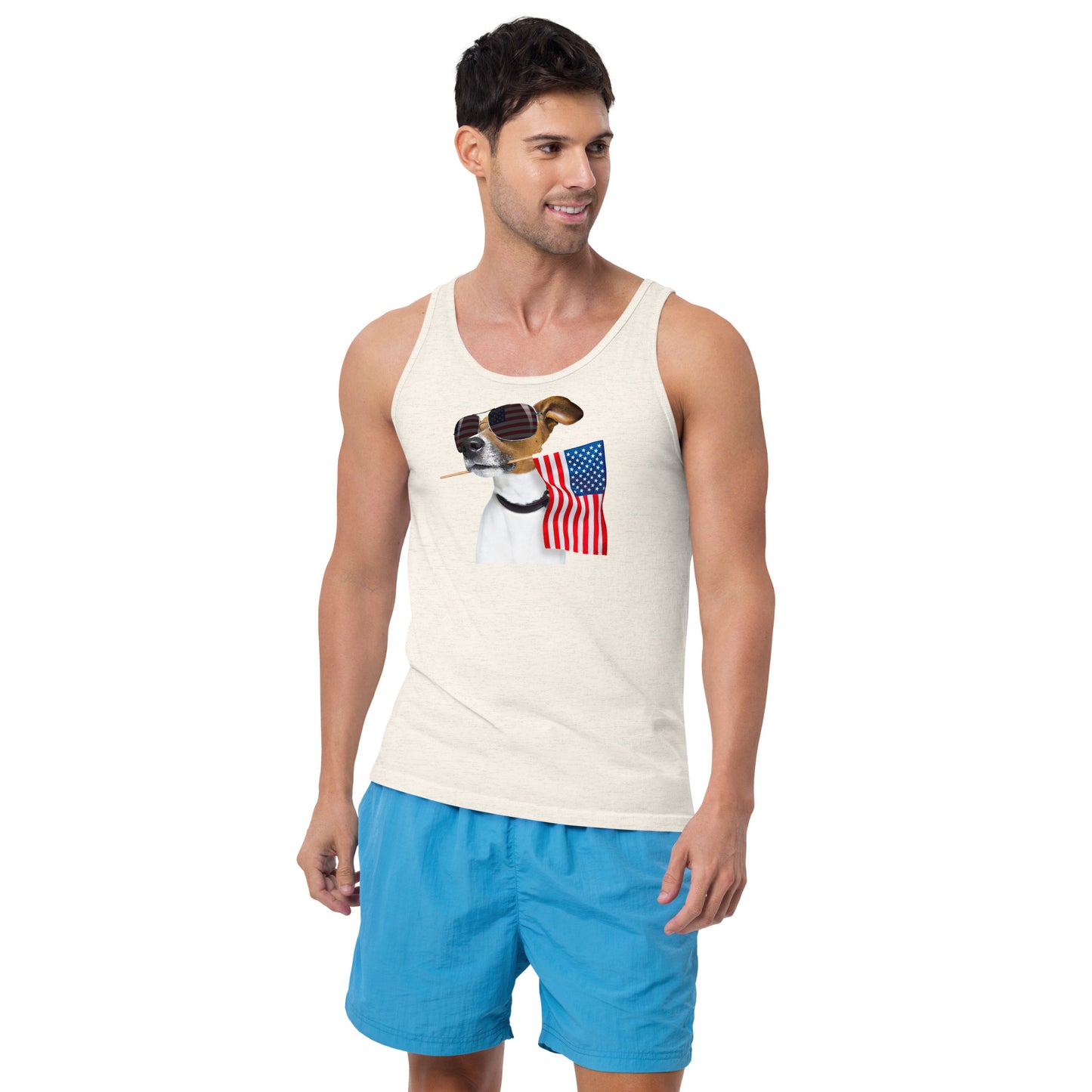 Dog in the USA Men's Tank Top