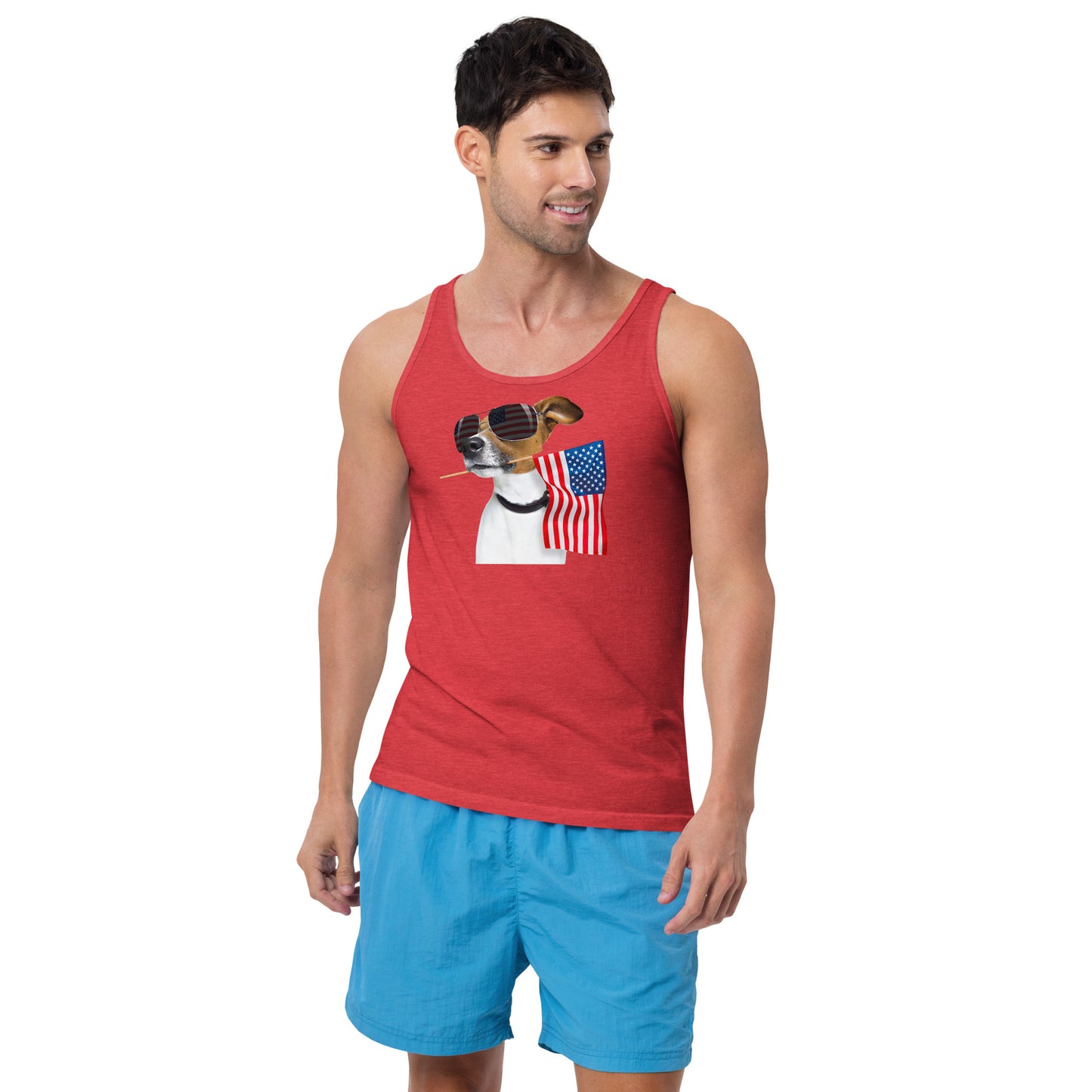 Dog in the USA Men's Tank Top