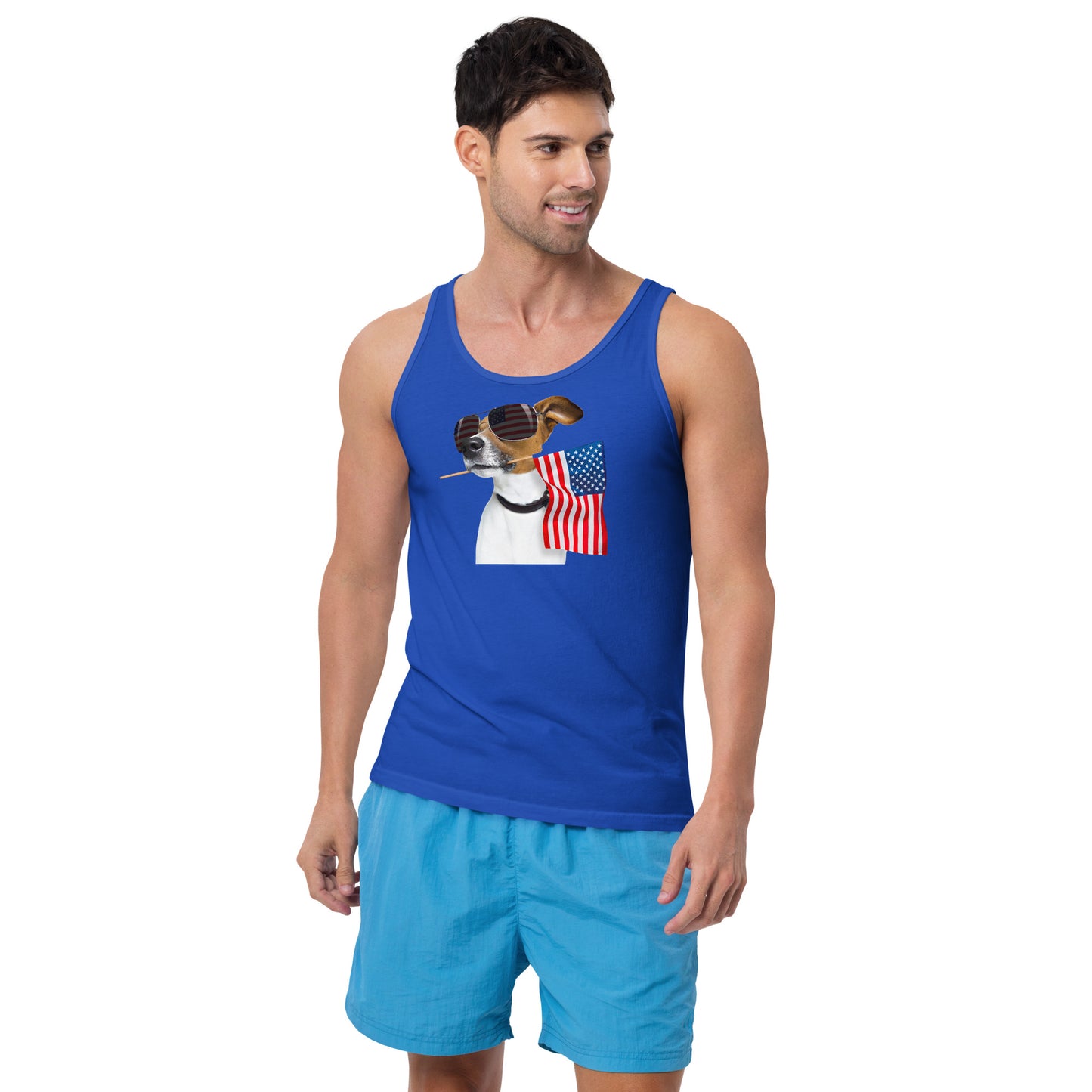 Dog in the USA Men's Tank Top