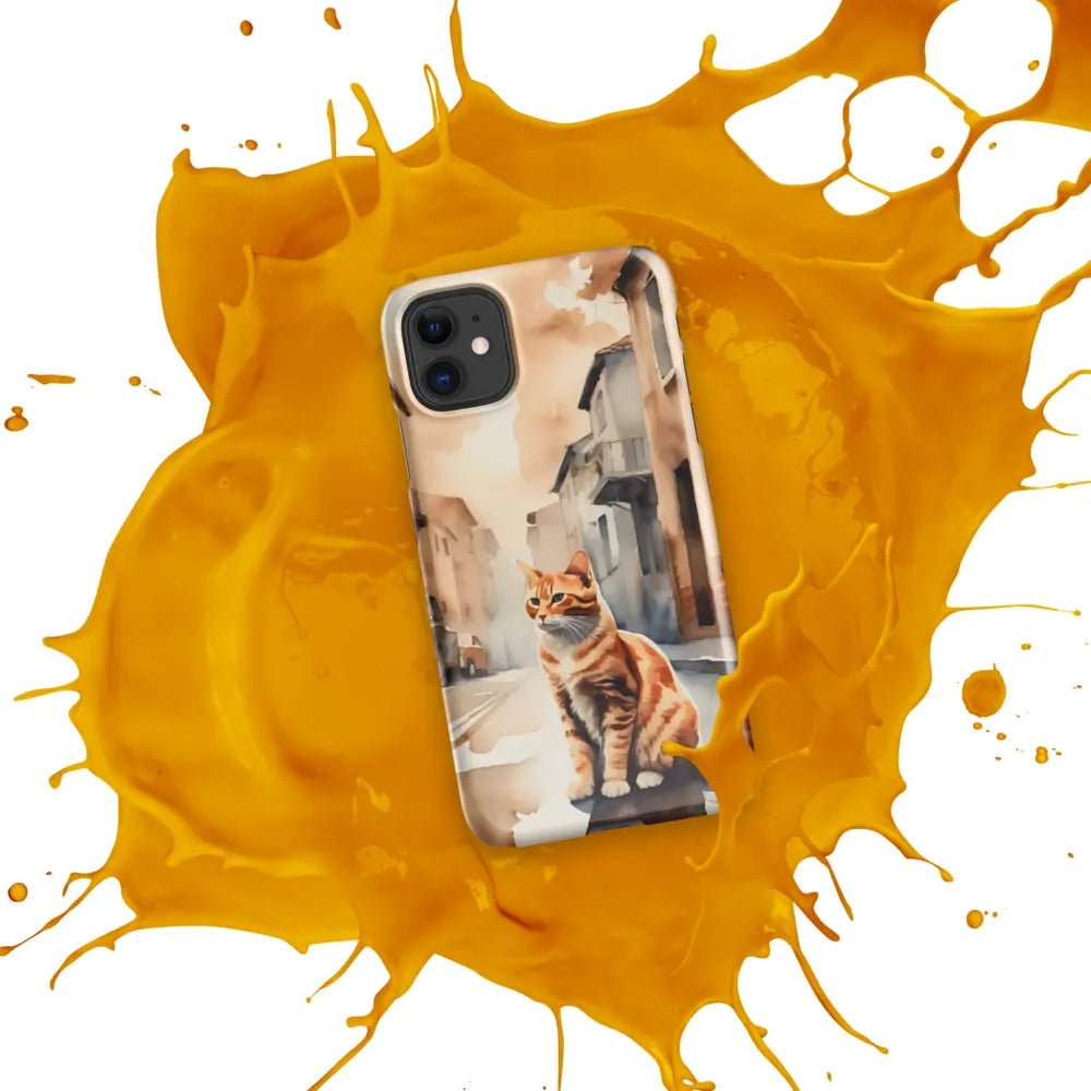 Kitty Cat in the City Snap case for iPhone® Wireless cover - 4Legz