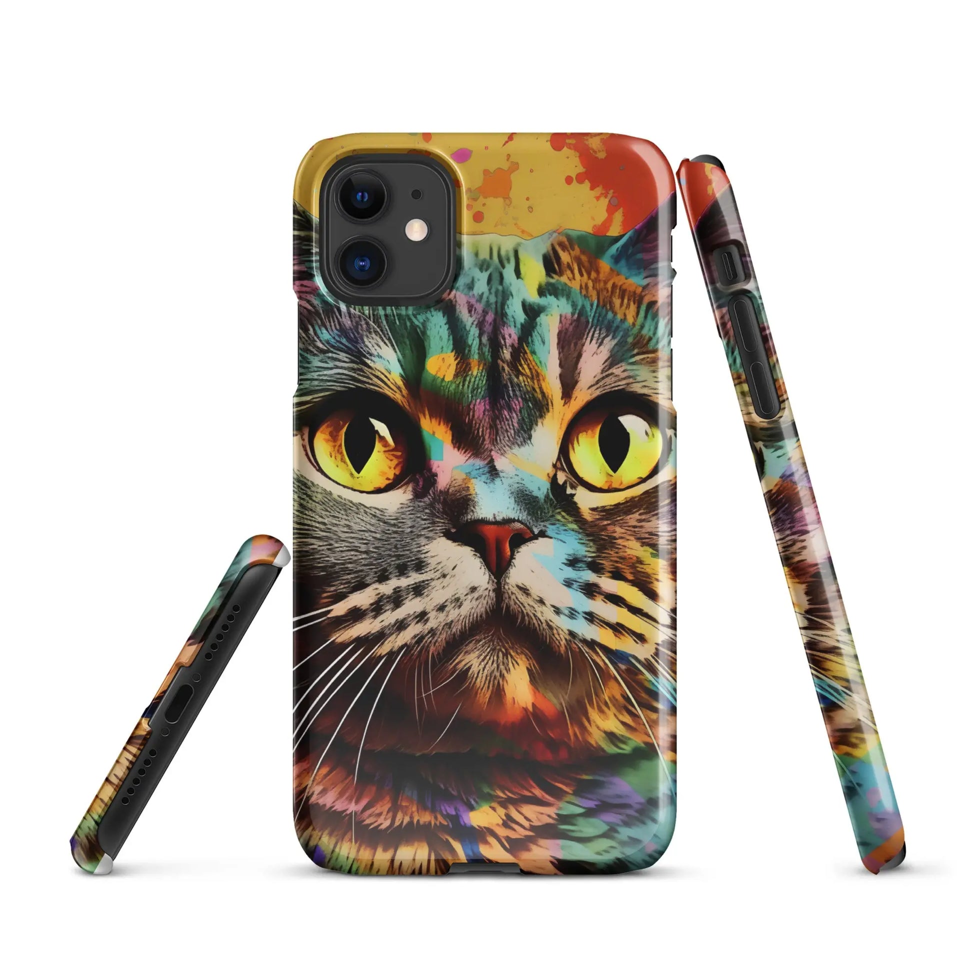 Colorful Cat Snap case for iPhone®
