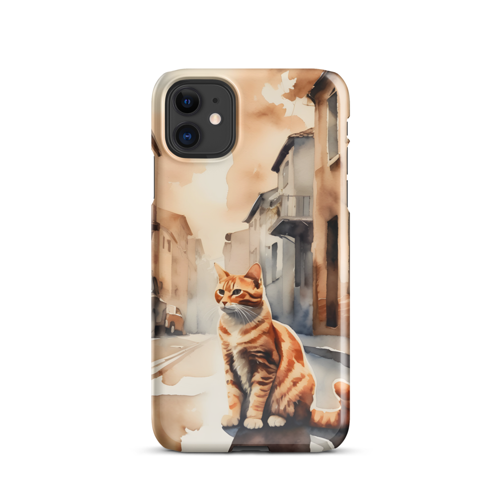 Kitty Cat in the City Snap case for iPhone® Wireless cover