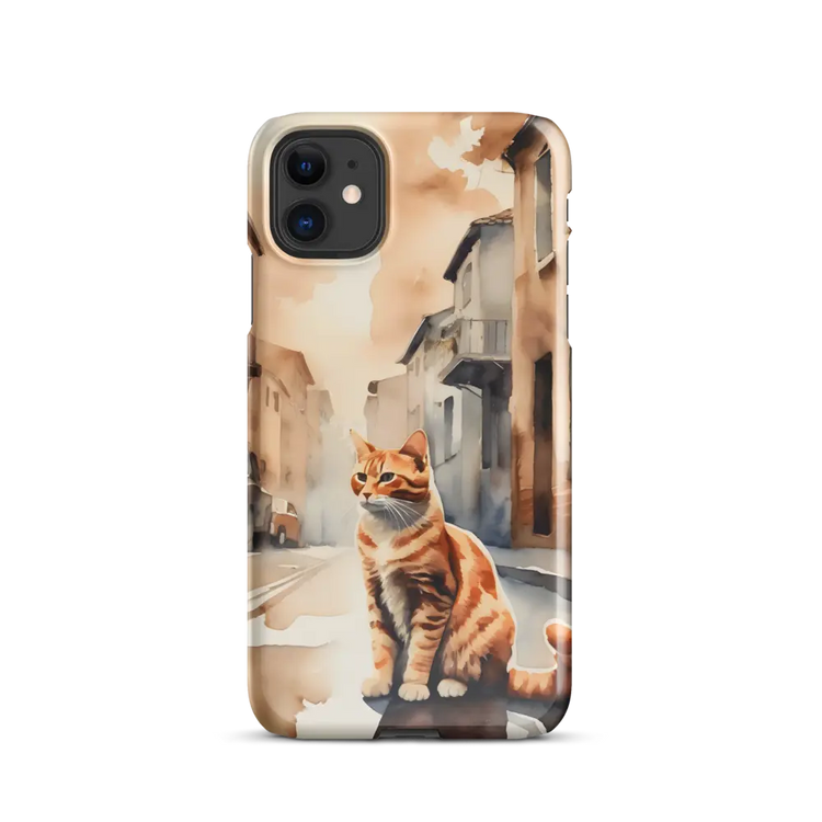 Kitty Cat in the City Snap case for iPhone® Wireless cover - 4Legz
