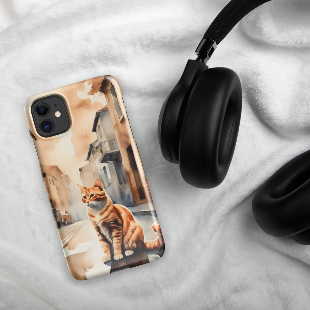 Kitty Cat in the City Snap case for iPhone® Wireless cover