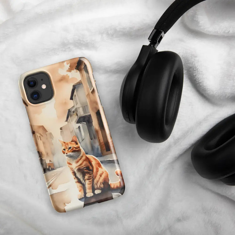 Kitty Cat in the City Snap case for iPhone® Wireless cover - 4Legz