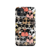 Dogs Multi Colors Snap Case for iPhone® - Protective Phone Cover - 4Legz