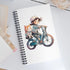 The Girl and her Cat Spiral notebook - 4Legz
