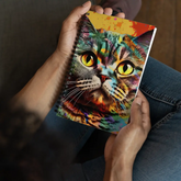 Colorful Cat Spiral notebook - 4Legz