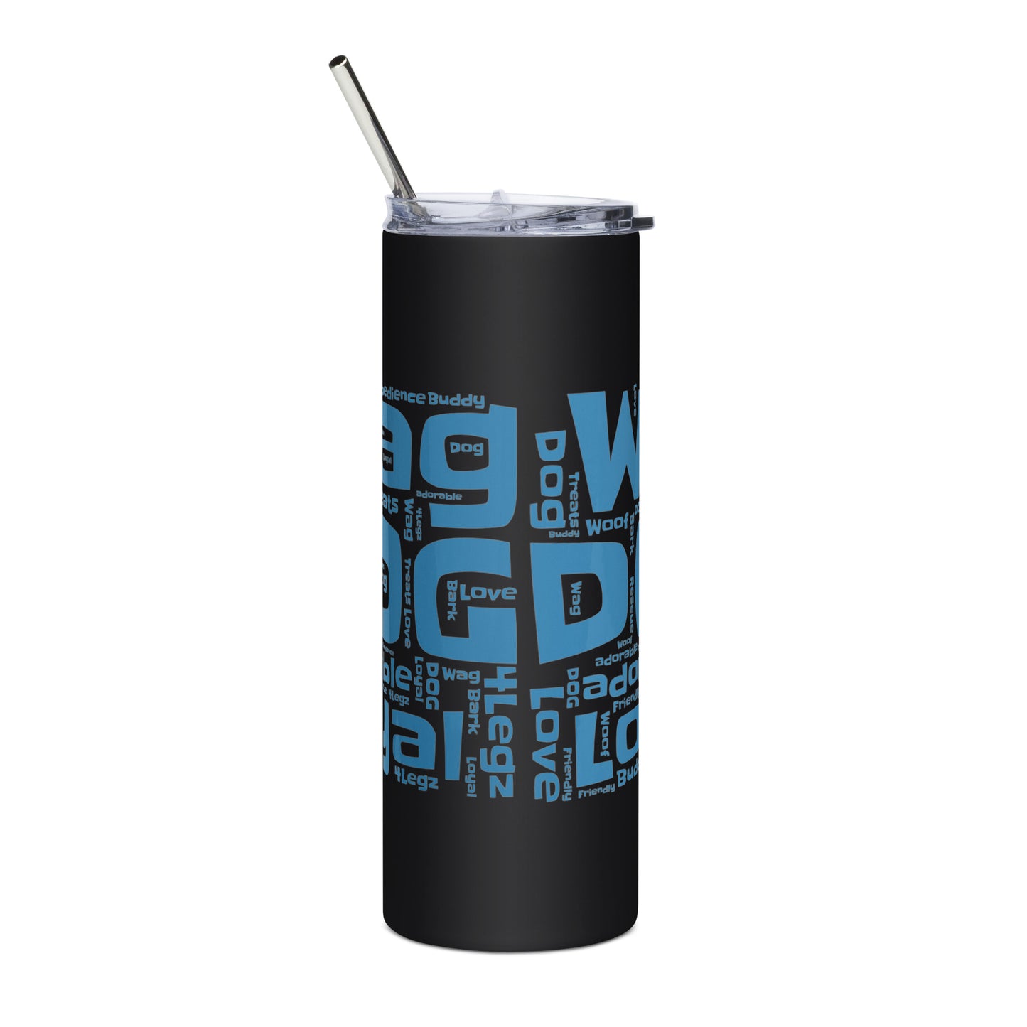 4legz Wag words Stainless steel tumbler