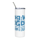 4legz Wag words Stainless steel tumbler - 4Legz