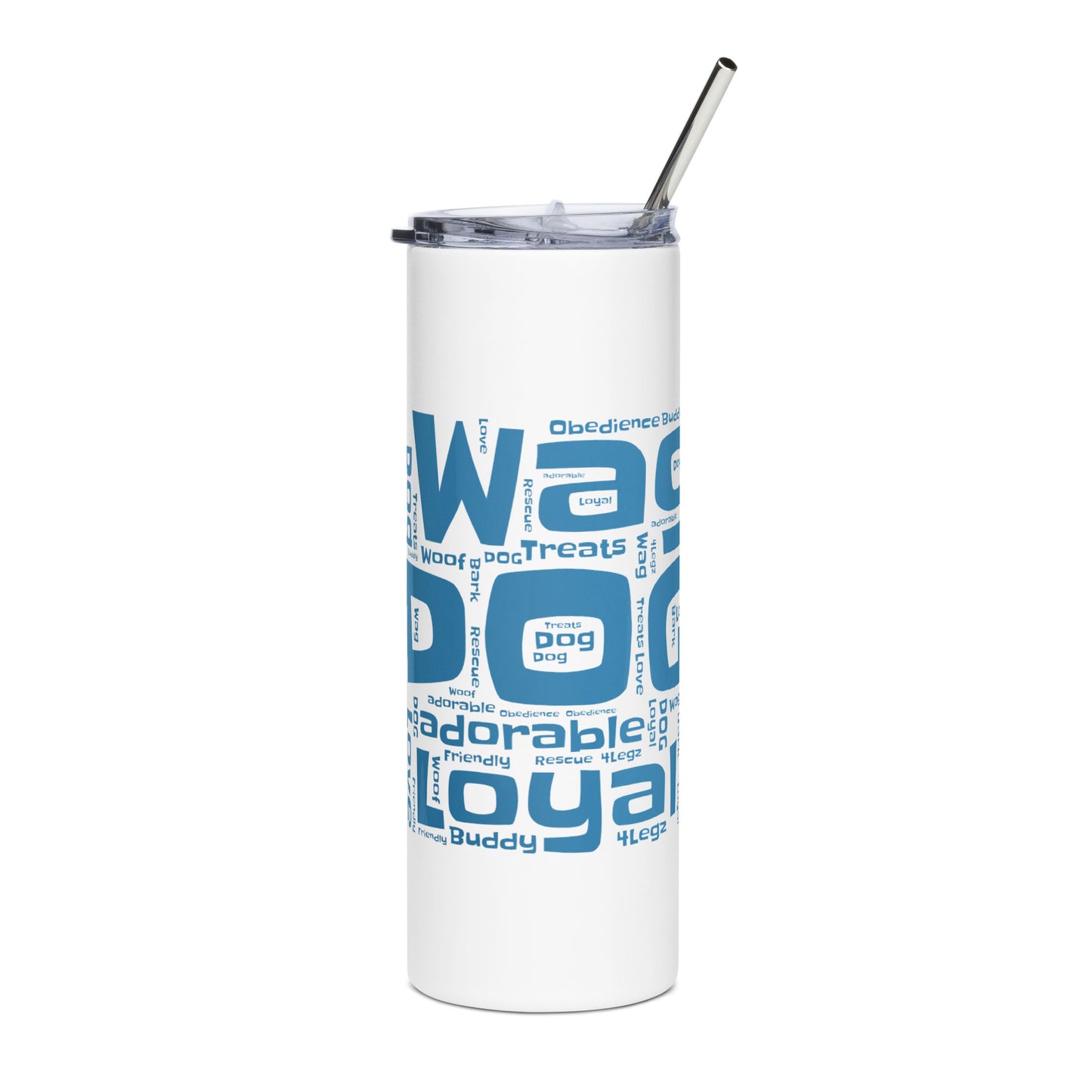 4legz Wag words Stainless steel tumbler