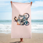 The Girl and her Cat Towel - 4Legz