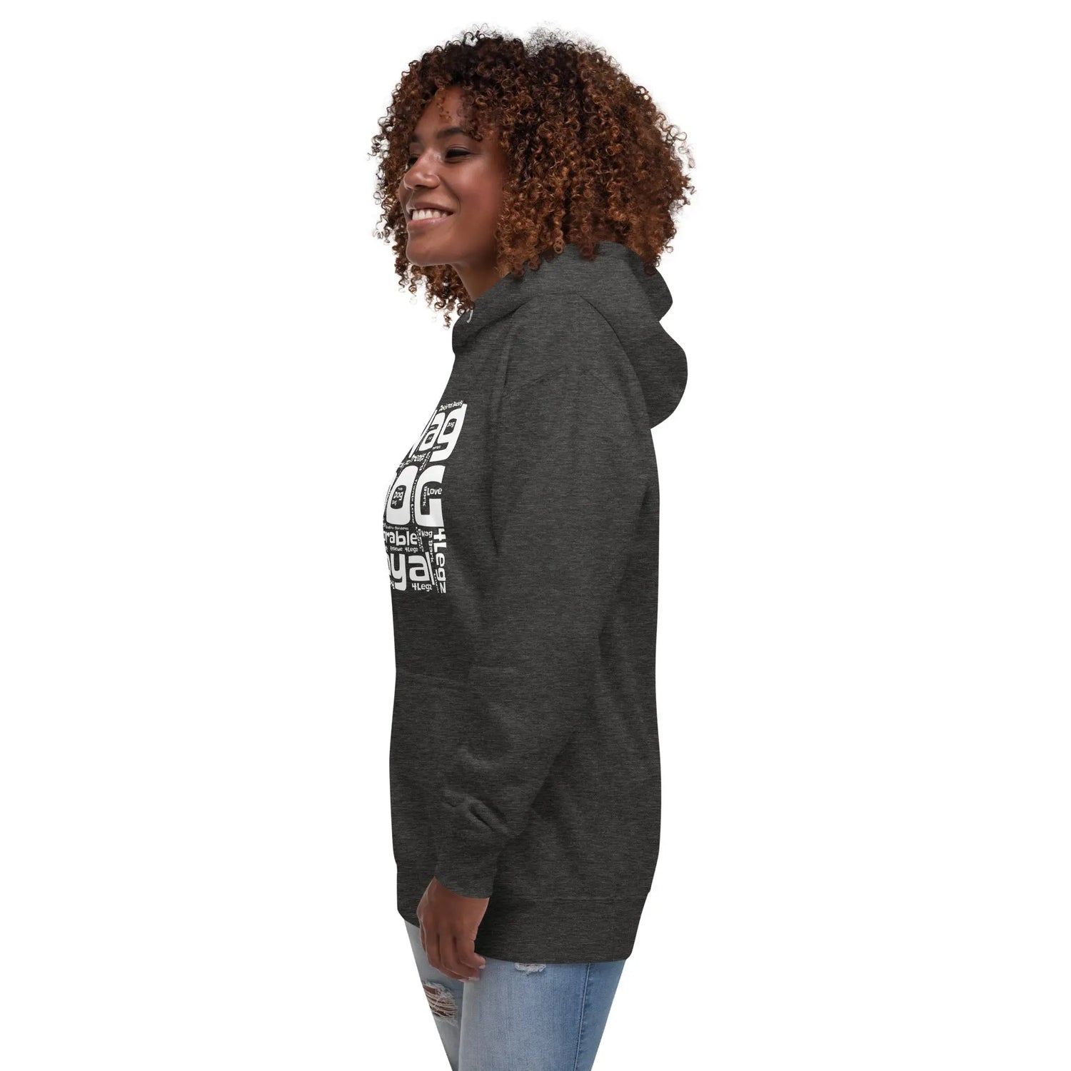 Wag Dog Words Unisex Hoodie - 4Legz