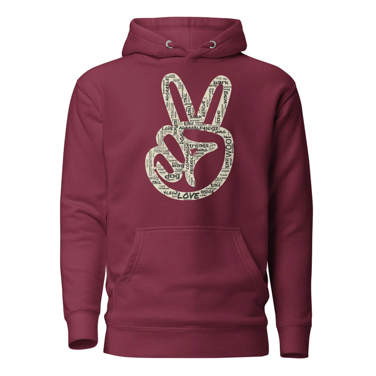 Peace Dog Hoodie - Unisex Comfort and Style - 4Legz