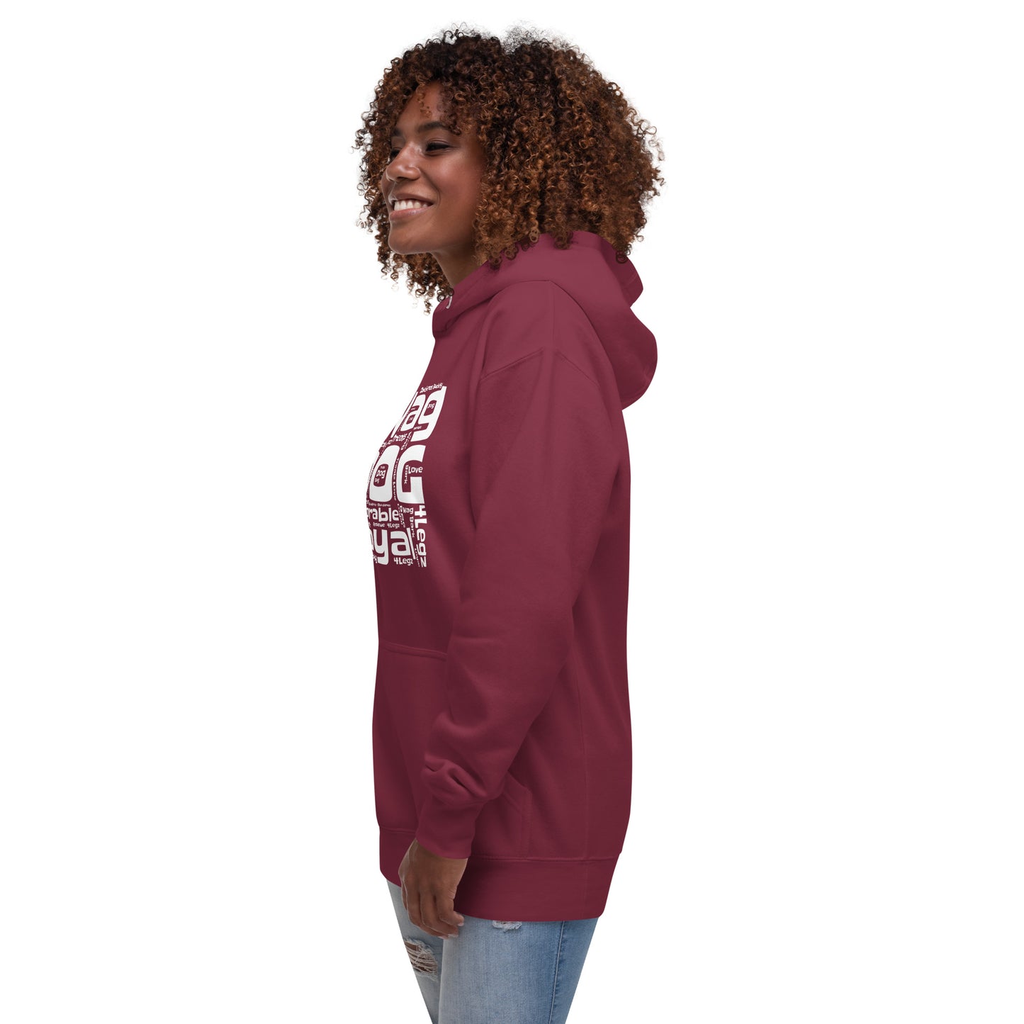 Wag Dog Words Unisex Hoodie