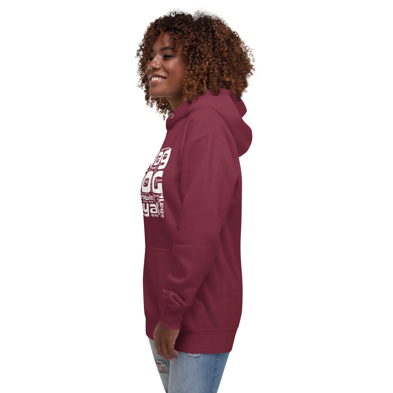 Wag Dog Words Unisex Hoodie - 4Legz