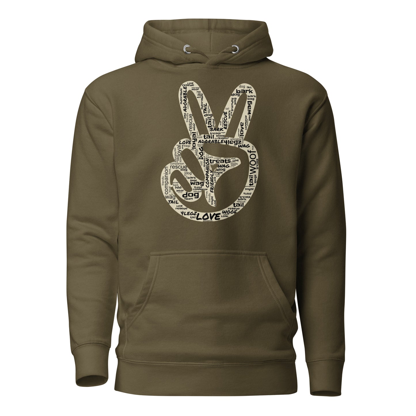 Peace Dog Unisex Hoodie