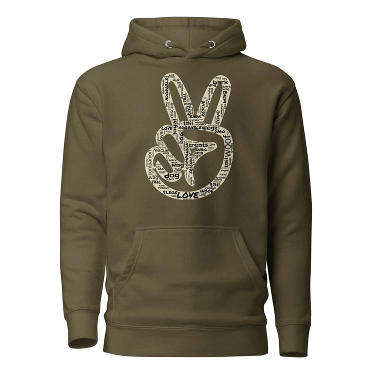 Peace Dog Hoodie - Unisex Comfort and Style - 4Legz