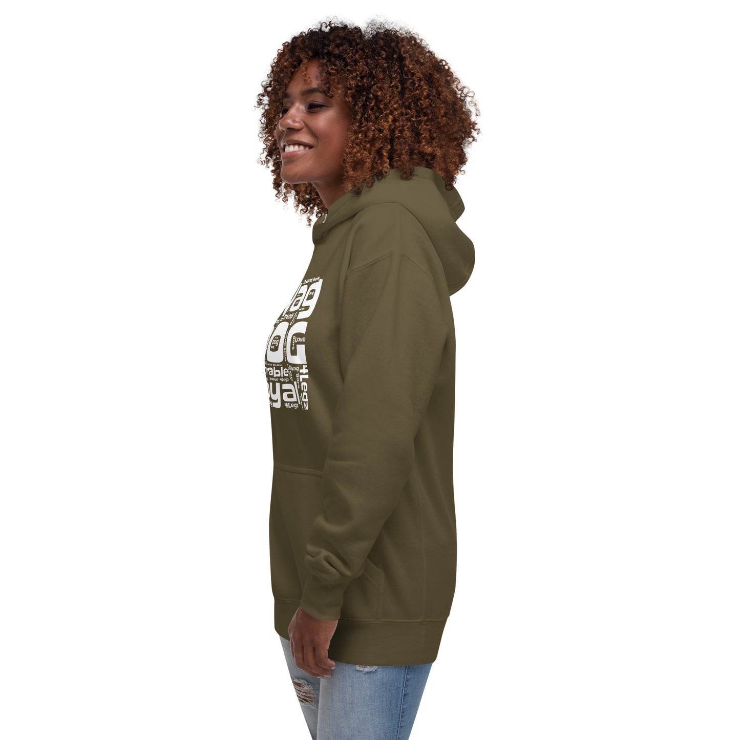 Wag Dog Words Unisex Hoodie