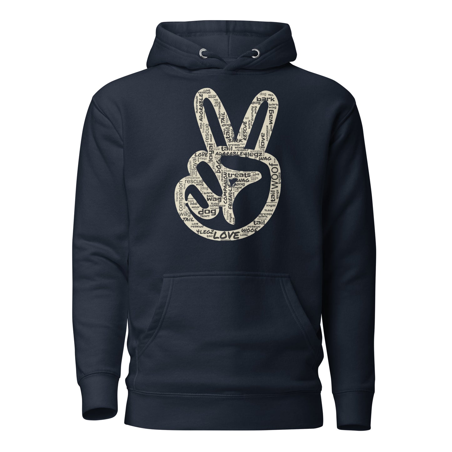 Peace Dog Unisex Hoodie