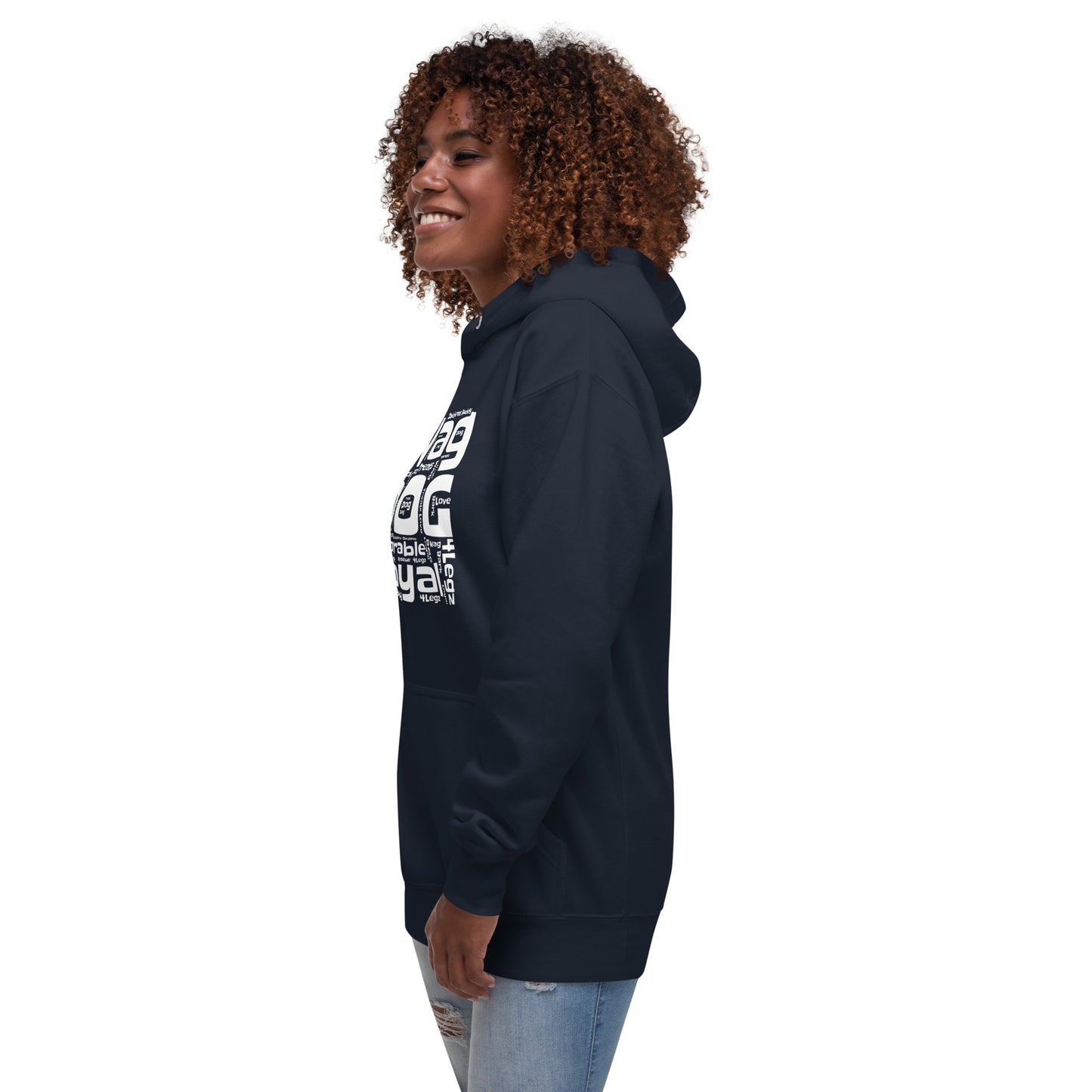 Wag Dog Words Unisex Hoodie