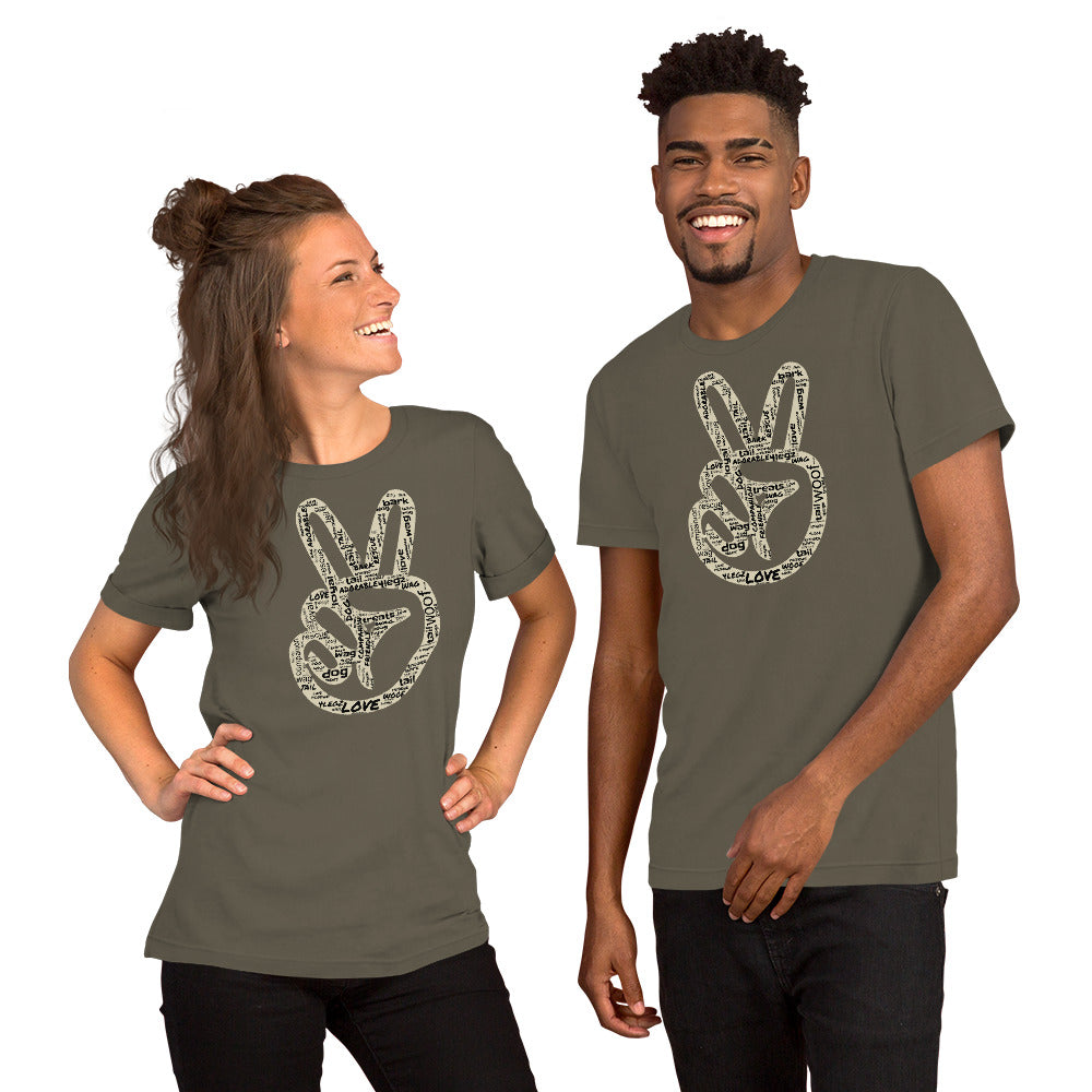 Peace Dog Unisex t-shirt