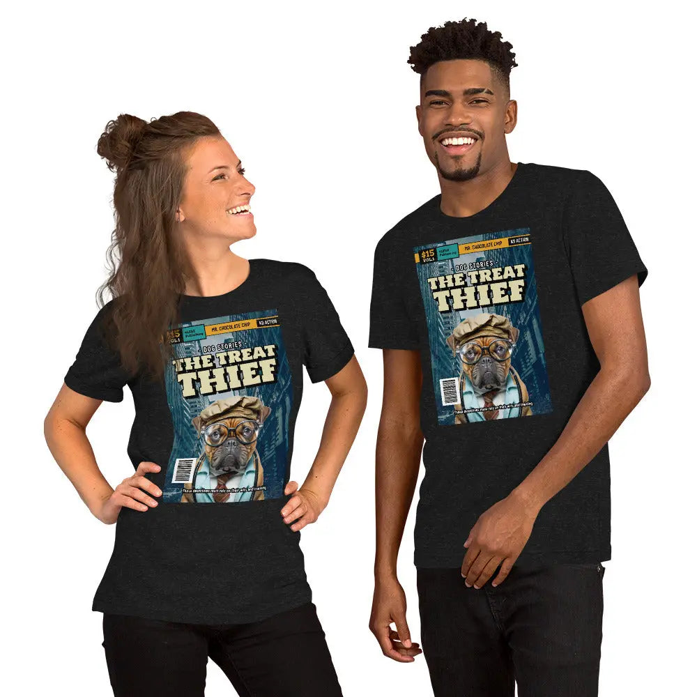 Treat Thief Dog Story T-Shirt for Dog Lovers - Ideal Gift for Canine Enthusiasts - 4Legz