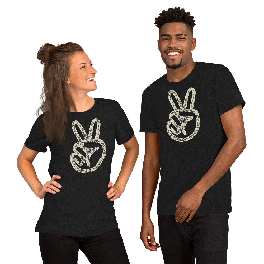 Peace Dog Unisex t-shirt