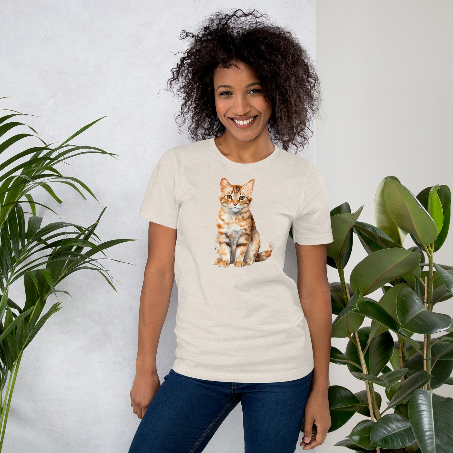 Orange Tabby Cat Unisex t-shirt