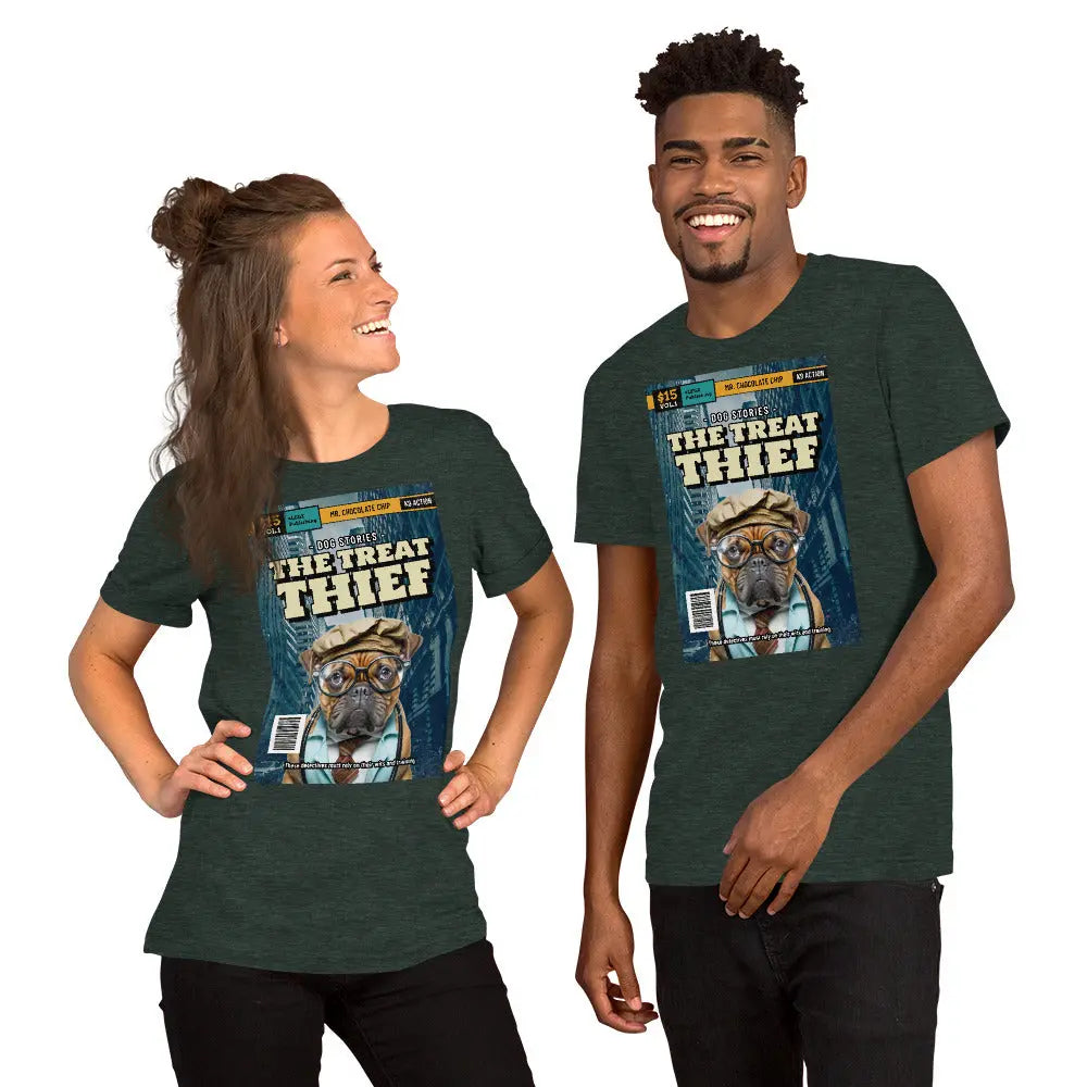 Treat Thief Dog Story T-Shirt for Dog Lovers - Ideal Gift for Canine Enthusiasts - 4Legz