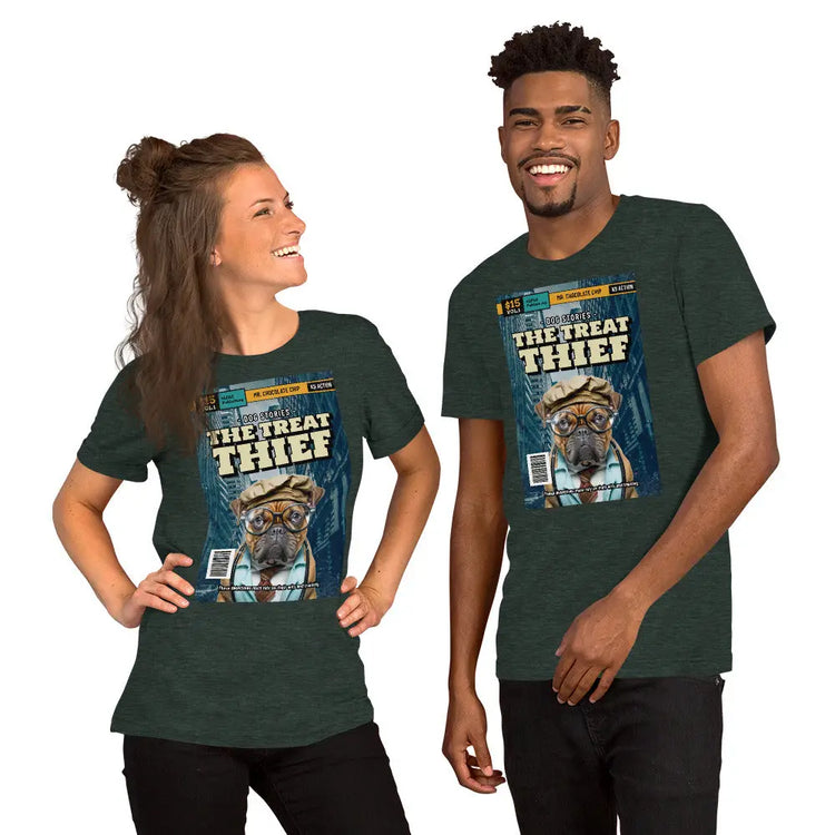 Treat Thief Dog Story T-Shirt for Dog Lovers - Ideal Gift for Canine Enthusiasts - 4Legz