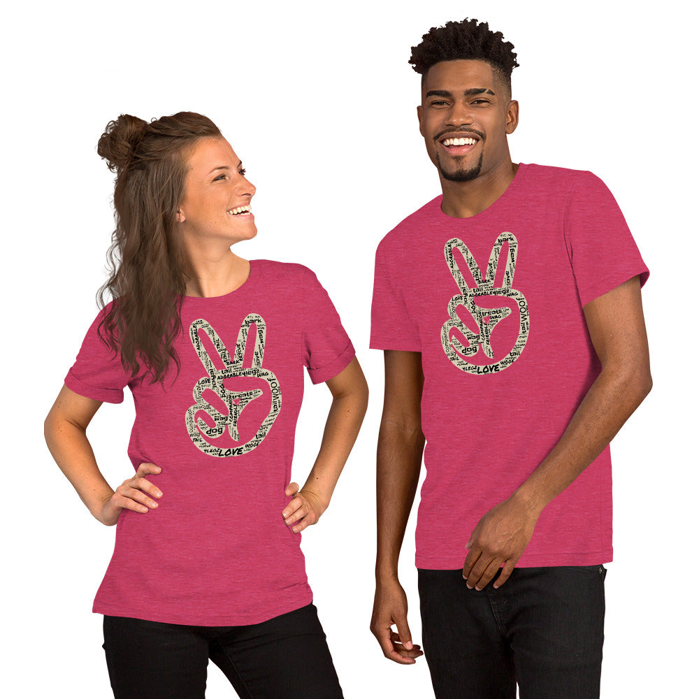 Peace Dog Unisex t-shirt