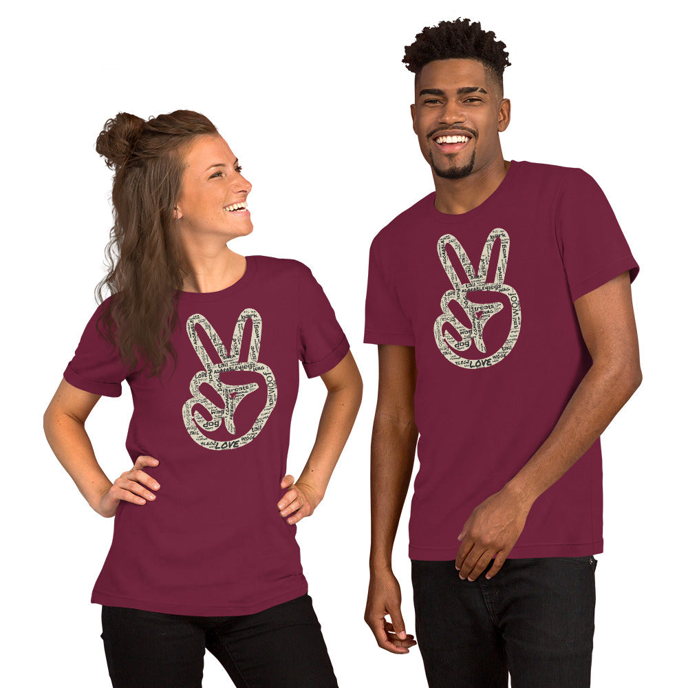 Peace Dog Unisex t-shirt