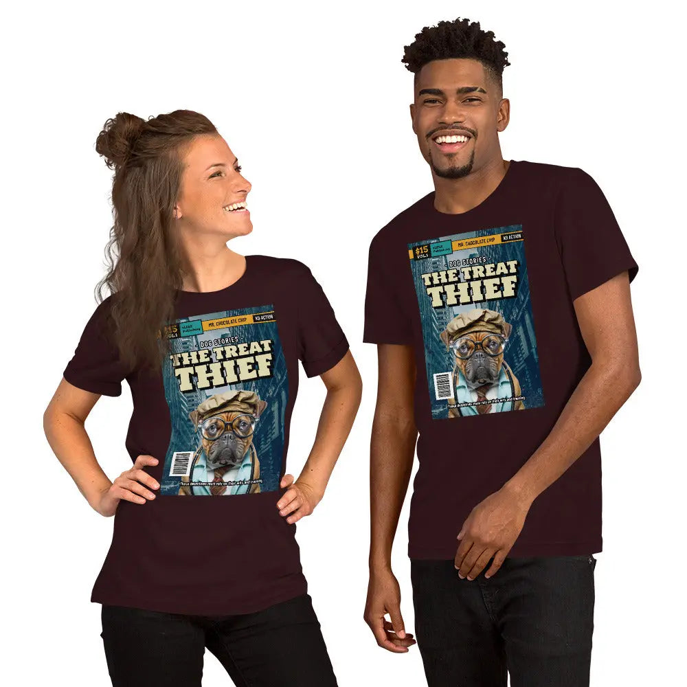 Treat Thief Dog Story T-Shirt for Dog Lovers - Ideal Gift for Canine Enthusiasts - 4Legz