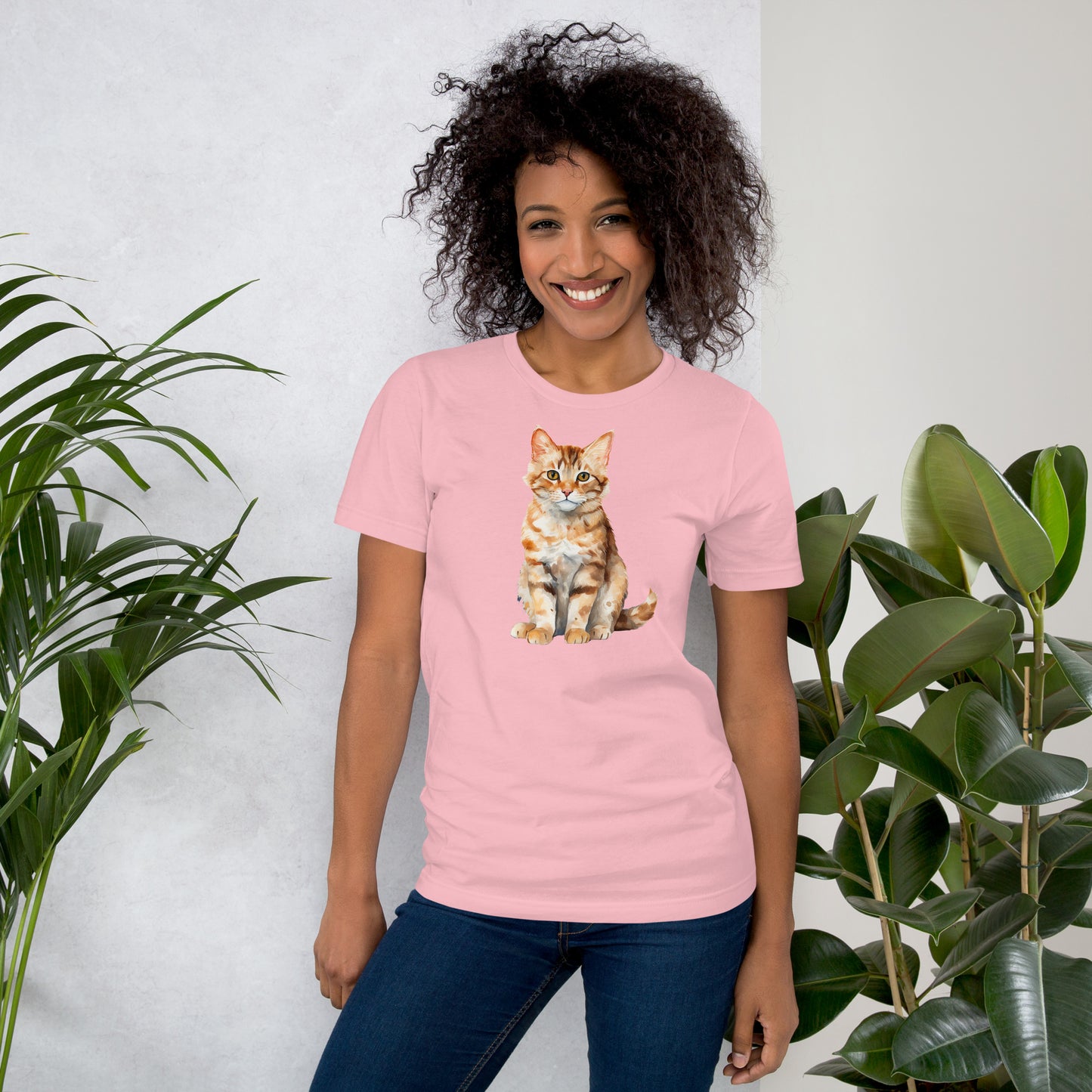 Orange Tabby Cat Unisex t-shirt