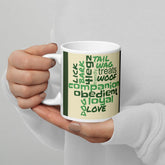 Dog Inspiration Mug - White Glossy Coffee Cup for Dog Lovers - 4Legz