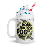 Dog Tennis Ball White glossy mug - 4Legz
