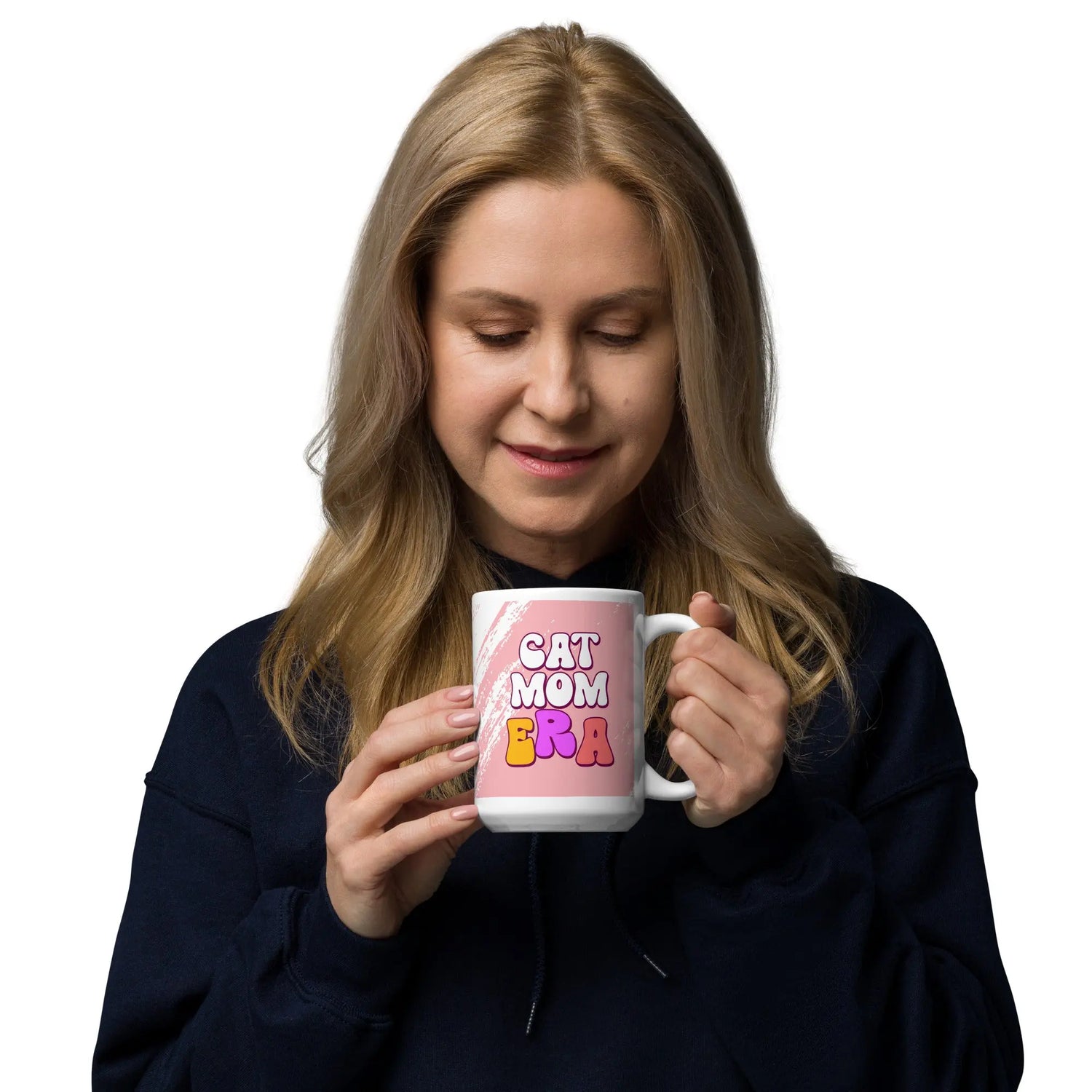 Cat Mom Era White glossy mug - 4Legz