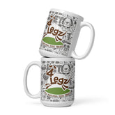 4Legz White glossy mug - 4Legz