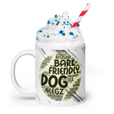 Dog Tennis Ball White glossy mug - 4Legz