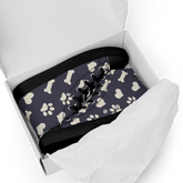 Bones and Paws Purple Women’s high top canvas shoes - 4Legz