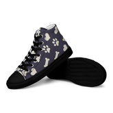 Bones and Paws Purple Women’s high top canvas shoes - 4Legz