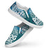 Dog Play on Words Shoes - Green and Blue Women’s Slip-On Canvas Shoes - 4Legz